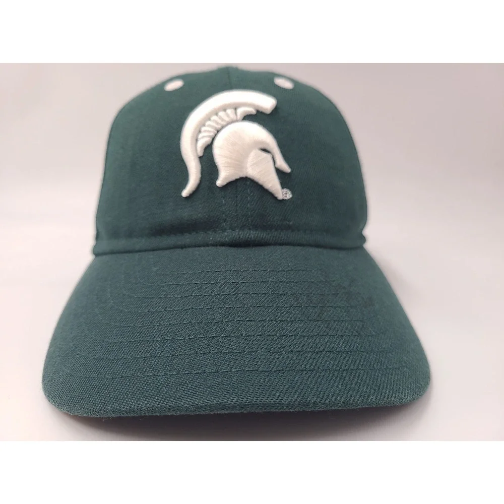 Michigan State University Spartans New Era Fitted 6 3/4 Hat Cap Wool‎ Blend NCAA